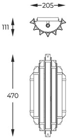 Zuma Line 003064-024601 - Nástenné svietidlo ALEXANDRIA 2xG9/42W/230V zlaté