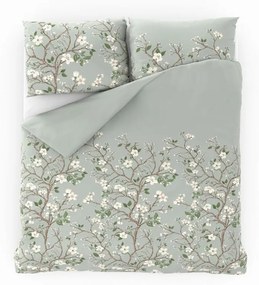 Saténové posteľné obliečky JAR zelená štandardná dĺžka