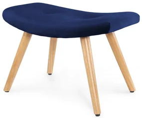 Podnožka MOSS zamatová granátová 939208