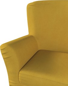 Poťah na kreslo Tomelilla farba produktu žltá látka zapletaná