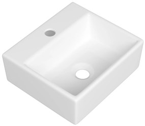 Gamma Arco, umývadlo na dosku 335x300x120 mm, biela lesklá, GMA-UC-ARCO