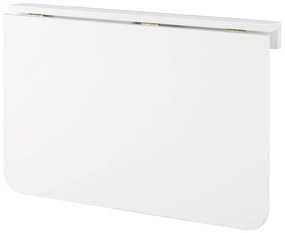 Biely skladací stôl na stenu Støraa Trento, 56 × 80 cm