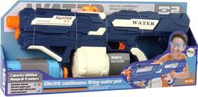 LEAN Toys Veľká elektrická dobíjacia vodná pištoľ Dosah 9 m 1000 ml