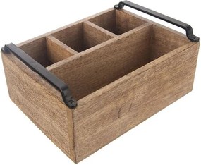 Stojan drevený na koreničky a dochucovadlá MANGO