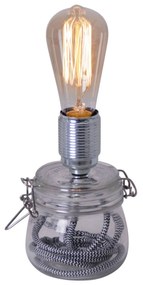 Stolná lampa Max so skleneným podstavcom