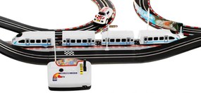 RAMIZ Pretekárska elektrická dráha 2 v 1 s rýchlym autíčkom a vlakom ML-5073