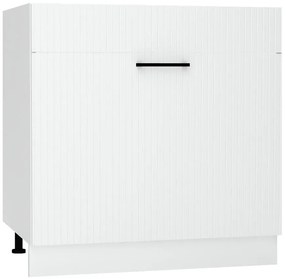 Skrinka do kuchyne  Kate d80zl s/1 zasl biely hrášok