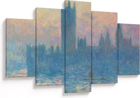 Obraz - Claude Monet, The Houses of Parliament, Sunset, reprodukcia (150x105 cm)