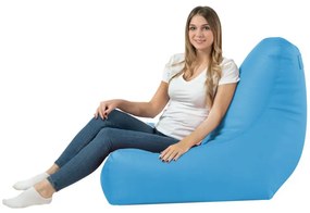 Kreslo Bali ekokoža svetlomodré