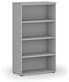 Kancelársky regál PRIMO GRAY, 1434 x 800 x 420 mm, sivá