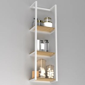 Nástenný držiak uterákov 78x23 cm biela