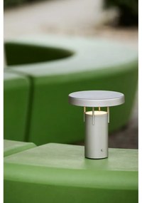 Svetlosivá LED stmievateľná stolová lampa (výška 20 cm) BringMe – Hübsch