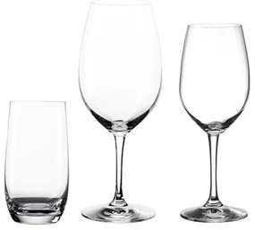 Štartovací set pohárov do domácnosti 18 ks - BENU BASIC PREMIUM Glas Lunasol - 322042