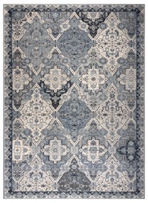 Vlnený koberec MOON Torino, orientálny, sivý