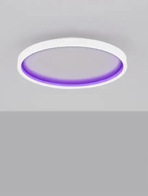 Moderné stropné svietidlo Chet RGB 39 s diaľkovým ovládaním