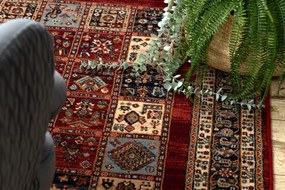 Koberec KESHAN, strapce 1257/53588 terakota / béžový