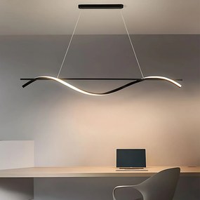 Toolight Toolight, LED závesná lampa 120cm, 27W, 3000K, LHJ019-CP, čierna, OSW-50004