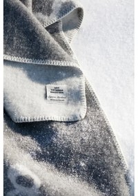 Vlnená deka Saimaannorppa 130x180, sivo-biela
