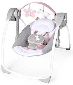 Ingenuity - Detská hojdačka s melódiou FLORA THE UNICORN 4xLR14 AG0119