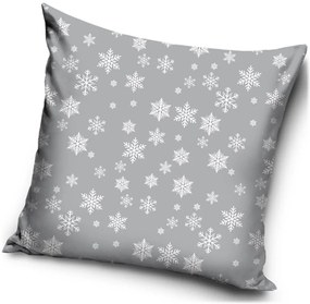 Dekoračný vankúš Snehové vločky - 40 x 40 cm