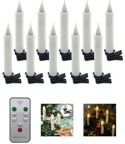 Sviečky LED 3D 10 ks HD-500