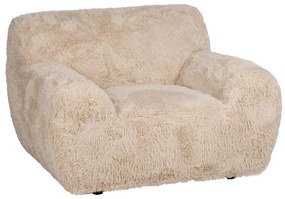 Béžové kreslo Teddy – Ixia