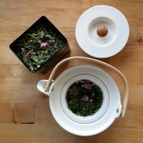 Kanvica Oiva Unikko 0,7l, červeno-biela