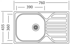 Drez Sinks Compact 760