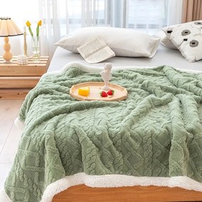 Hrejivá barančeková deka Homa KOBELA GREEN