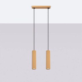 Závesné svietidlo v zlatej farbe Gleam – Sollux