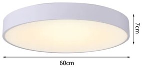 Immax NEO 07206L-LED Stmievateľné stropné svietidlo RONDATE 53W/230V biela Tuya+DO