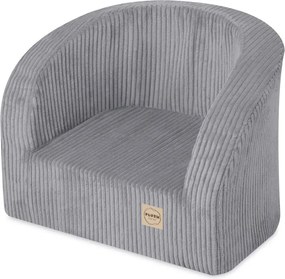 Kreslo prémiový menčester sivá