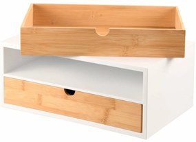 Kesper 58955 Organizér s 2 priehradkami bambus, 33 x 21 x 13,5 cm