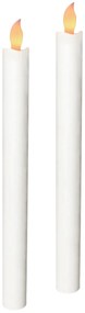 Sada 2 ks LED svíček IDALIA bílá