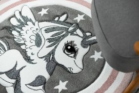Koberec PETIT PONY KONÍK sivý