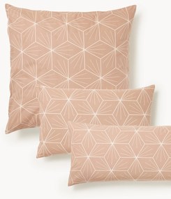 Obojstranná bavlnená obliečka na vankúš s geometrickou potlačou Ilda