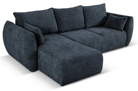 Tmavomodrá rohová pohovka (ľavý roh) Matera – Cosmopolitan Design