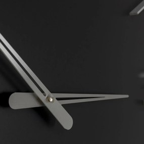 KARE DESIGN Nástenné hodiny Oscar čierna, 60 cm ∅ 60 × 4 cm