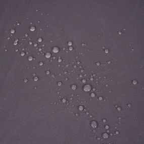 Záhradné lehátko HWC-A51 - polyratan, sivé vankúše basic 5cm - antracit