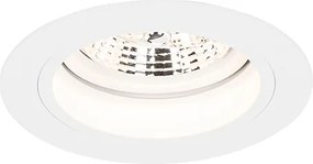 Okrúhle zapustené bodové svetlo biele nastaviteľné - Chuck 70