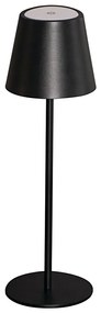 Kanlux 36321 - LED Stmievateľná stolná lampa INITA LED/1,2W/1800 mAh IP54 čierna