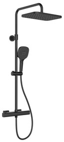 KFA Armatura 5756-910-81 - Sprchová súprava s termostatickou batériou MALAGA čierna