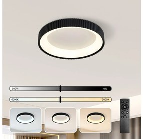 Brilagi - LED stmievateľné stropné svietidlo FALCON MODERN LED/30W/230V 40 cm čierne +DO