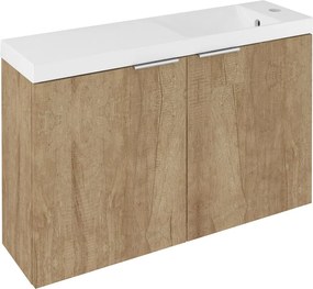 Sapho Sapho, LATUS X umývadlová skrinka 78,8x50x22cm, dub Alabama, LT110-SET06