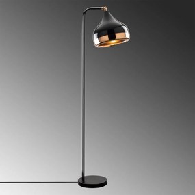 Stojacia lampa Yıldo 120 cm čierno-medená