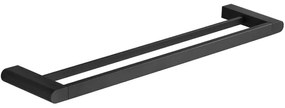 Mexen Adox, 2-radový držiak na uteráky, čierna matná, 7018225-70