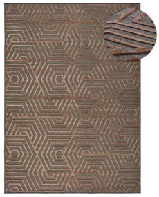 Červený koberec Universal Lana, 67 x 105 cm