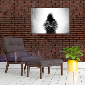Obraz - Mních v kláštore (90x60 cm)