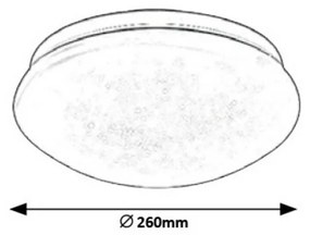 RABALUX 3936 Lucas stropné svietidlo LED 12W 700lm 4000K