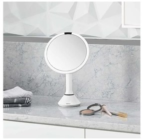 Kozmetické zrkadlo s osvetlením/zväčšovacie (5x) ø 20 cm Sensor – simplehuman